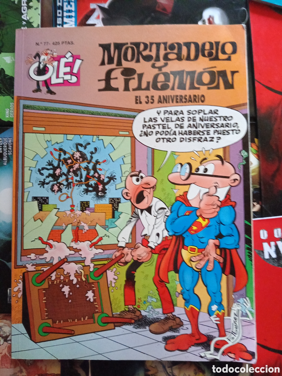 C&oacute;mics: Colecci&oacute;n Ol&eacute; Mortadelo y Filem&oacute;n 77 cj99