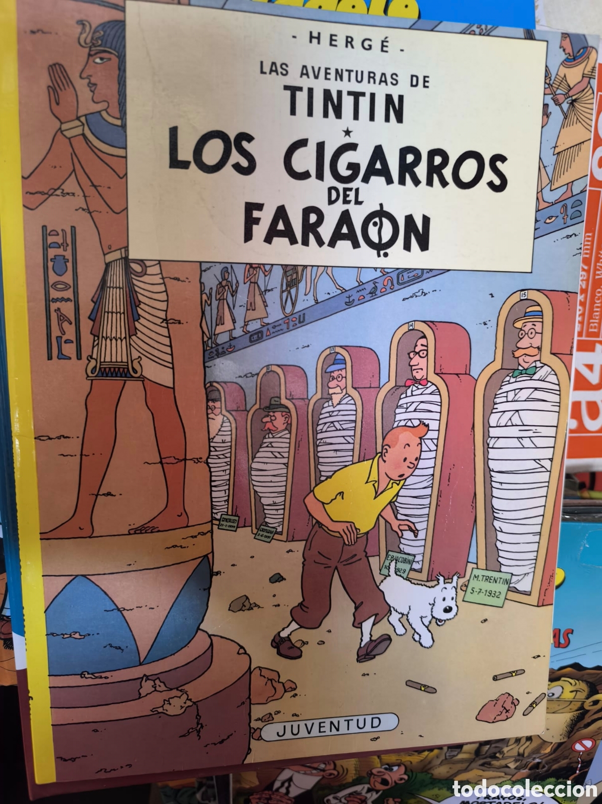 Comics : Tebeo Tint&iacute;n Los Cigarros del Fara&oacute;n