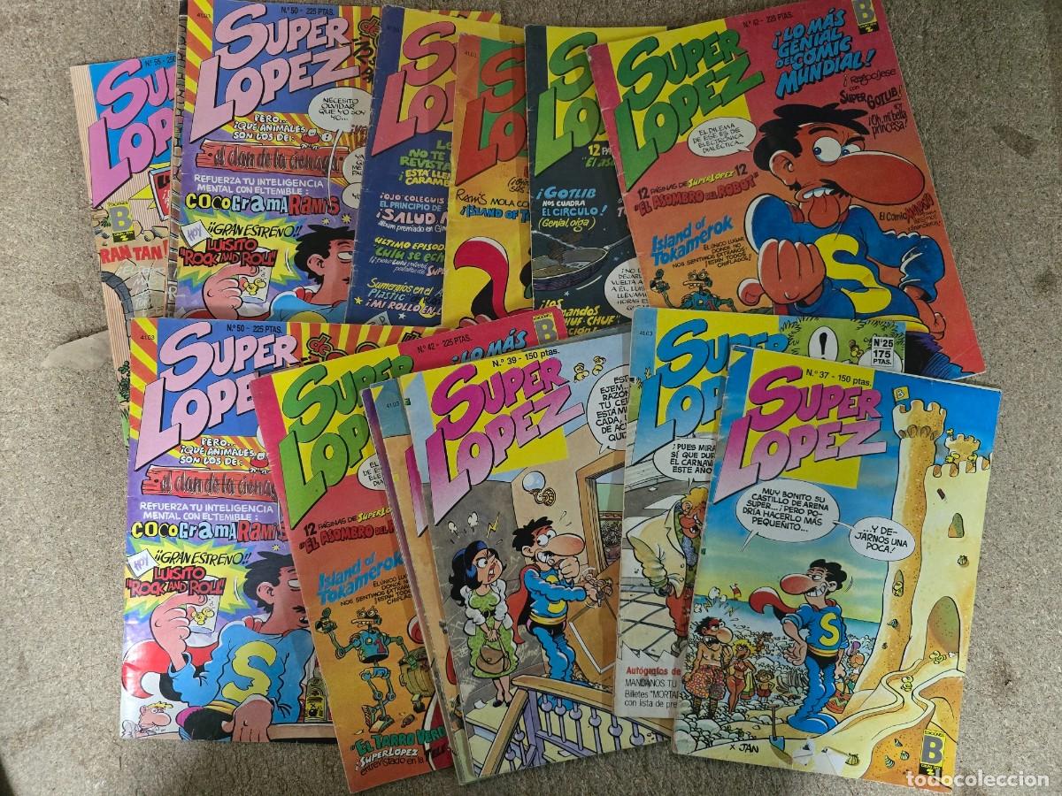 C&oacute;mics: Superlopoez.Super Lopez lote 14 Tebeos.Ediciones B