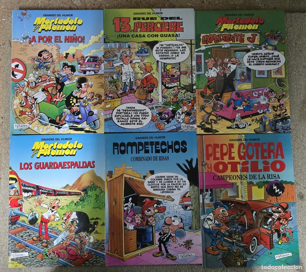 C&oacute;mics: Grandes del Humor.Lote 6 Tomos.El Periodico