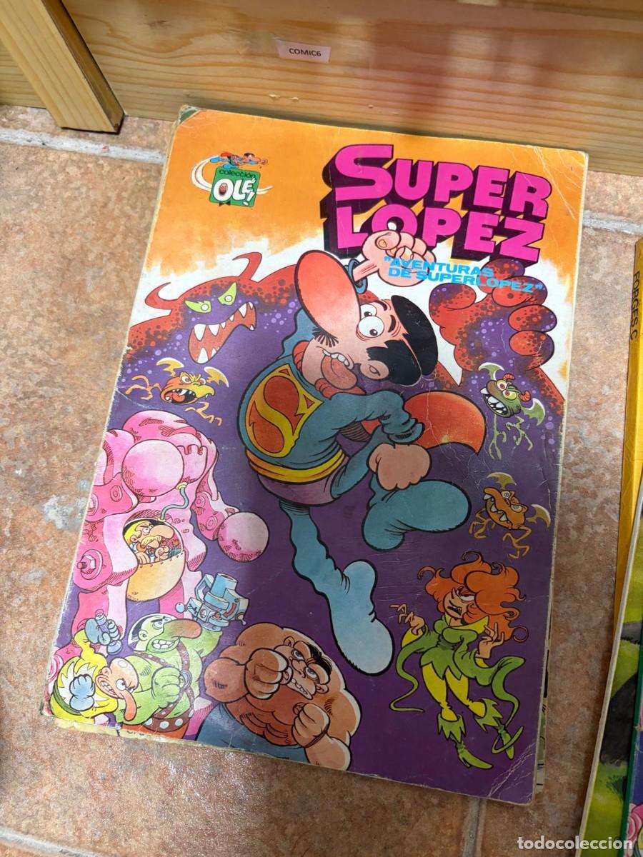 C&oacute;mics: COMIC6 OLE SUPERLOPEZ SUPER LOPEZ JAN LAS AVENTURAS DE SUPERLOPEZ - Foto 1