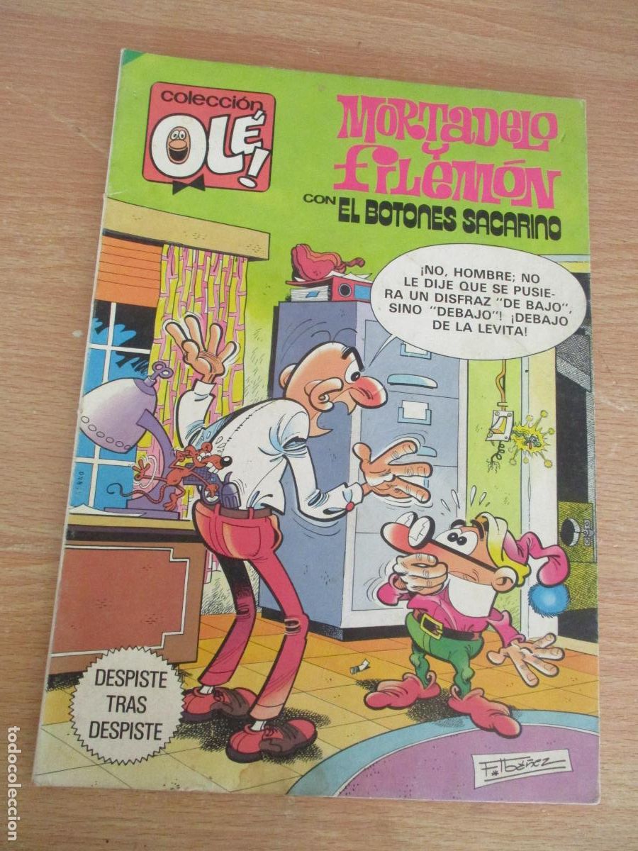 C&oacute;mics: COLECCI&Oacute;N OL&Eacute;-BRUGUERA-MORTADELO Y FILEM&Oacute;N CON EL BOTONES SACARINO-N&ordm;. 262- 2&ordf;. EDC.- 1983