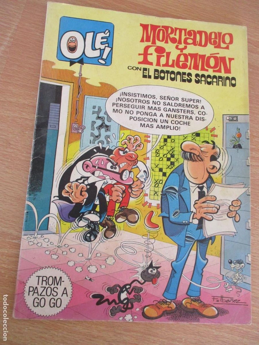 C&oacute;mics: COLECCI&Oacute;N OL&Eacute;-BRUGUERA-MORTADELO Y FILEM&Oacute;N CON EL BOTONES SACARINO-N&ordm;. 249- 1&ordf;. EDC.- 1982