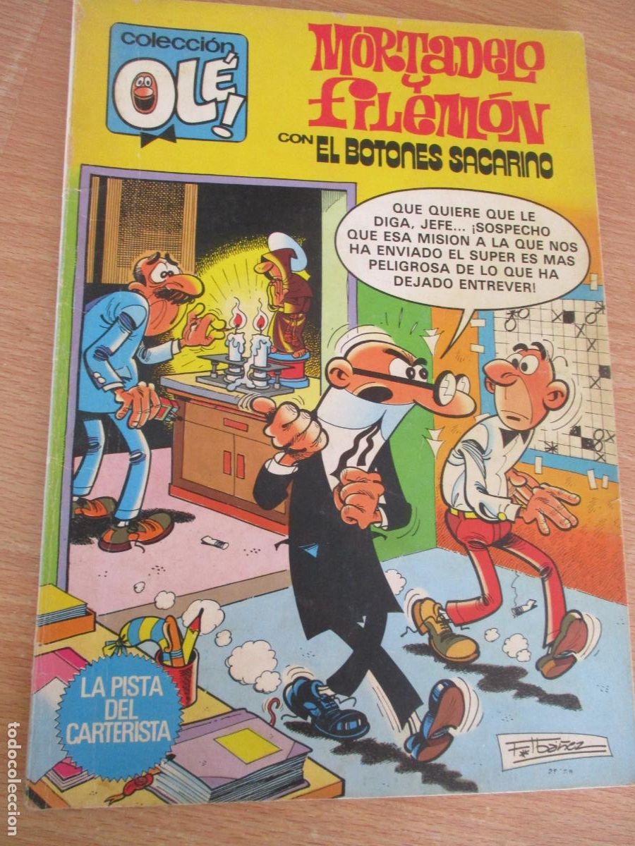 C&oacute;mics: COLECCI&Oacute;N OL&Eacute;-BRUGUERA-MORTADELO Y FILEM&Oacute;N CON EL BOTONES SACARINO-N&ordm;. 226- 1&ordf;. EDC.- 1981