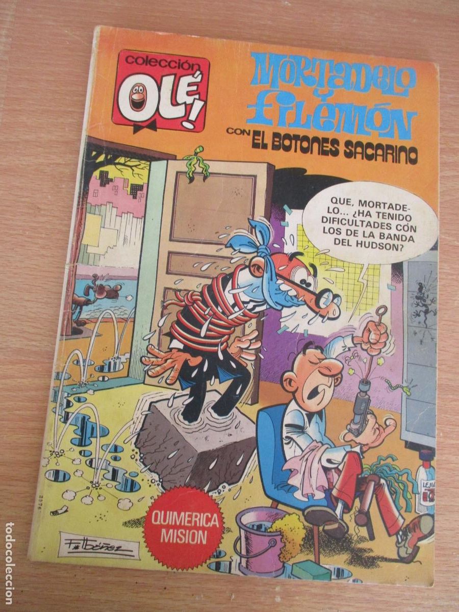 C&oacute;mics: COLECCI&Oacute;N OL&Eacute;-BRUGUERA-MORTADELO Y FILEM&Oacute;N CON EL BOTONES SACARINO -N&ordm;. 209- 1&ordf;. EDC.- 1980