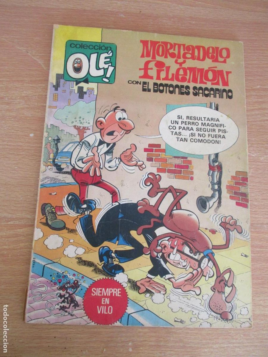 C&oacute;mics: COLECCI&Oacute;N OL&Eacute;-BRUGUERA-MORTADELO Y FILEM&Oacute;N CON EL BOTONES SACARINO -N&ordm;. 208- 1&ordf;. EDC.- 1980