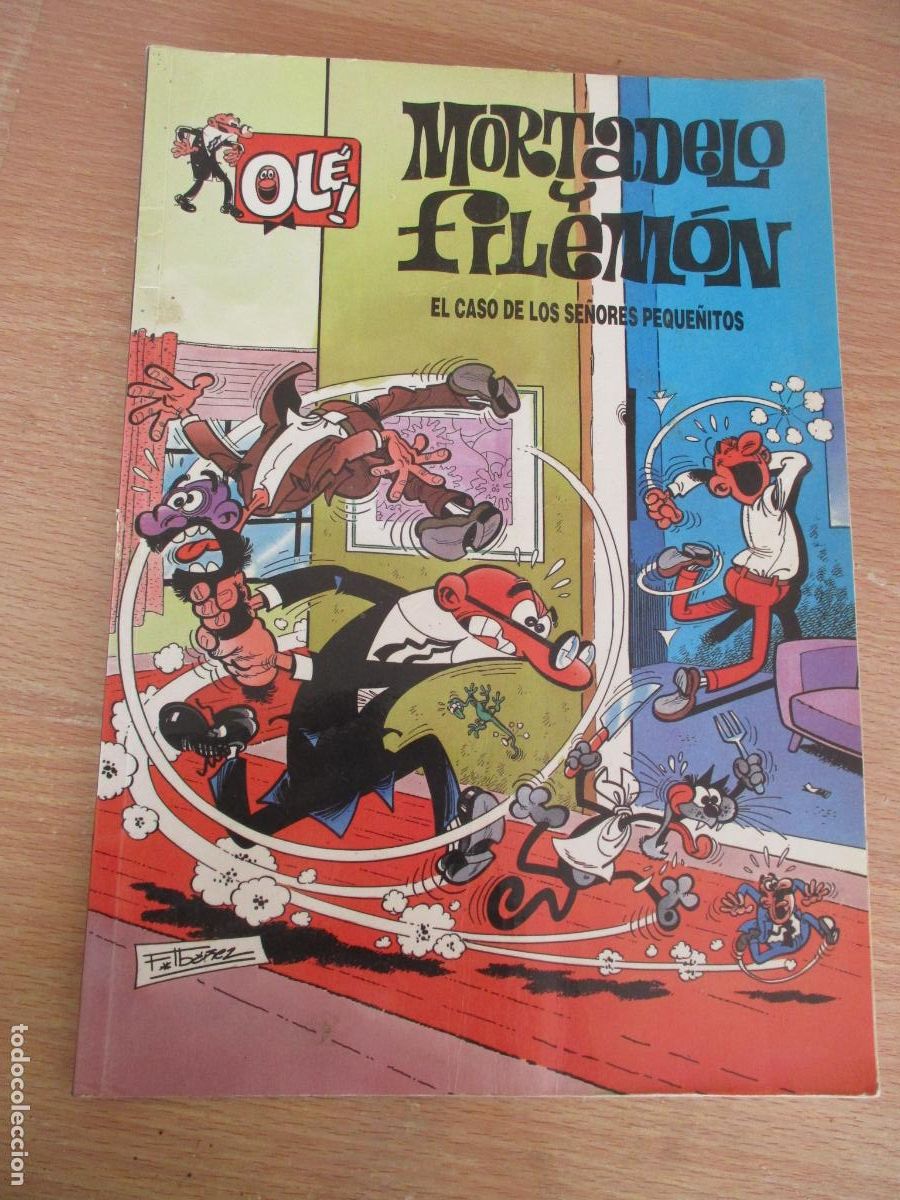 C&oacute;mics: COLECCI&Oacute;N OL&Eacute;-EDICIONES B-MORTADELO Y FILEM&Oacute;N, EL CASO DE LOS SE&Ntilde;ORES PEQUE&Ntilde;ITOS-N&ordm;.9- 1&ordf;. EDC.-1993