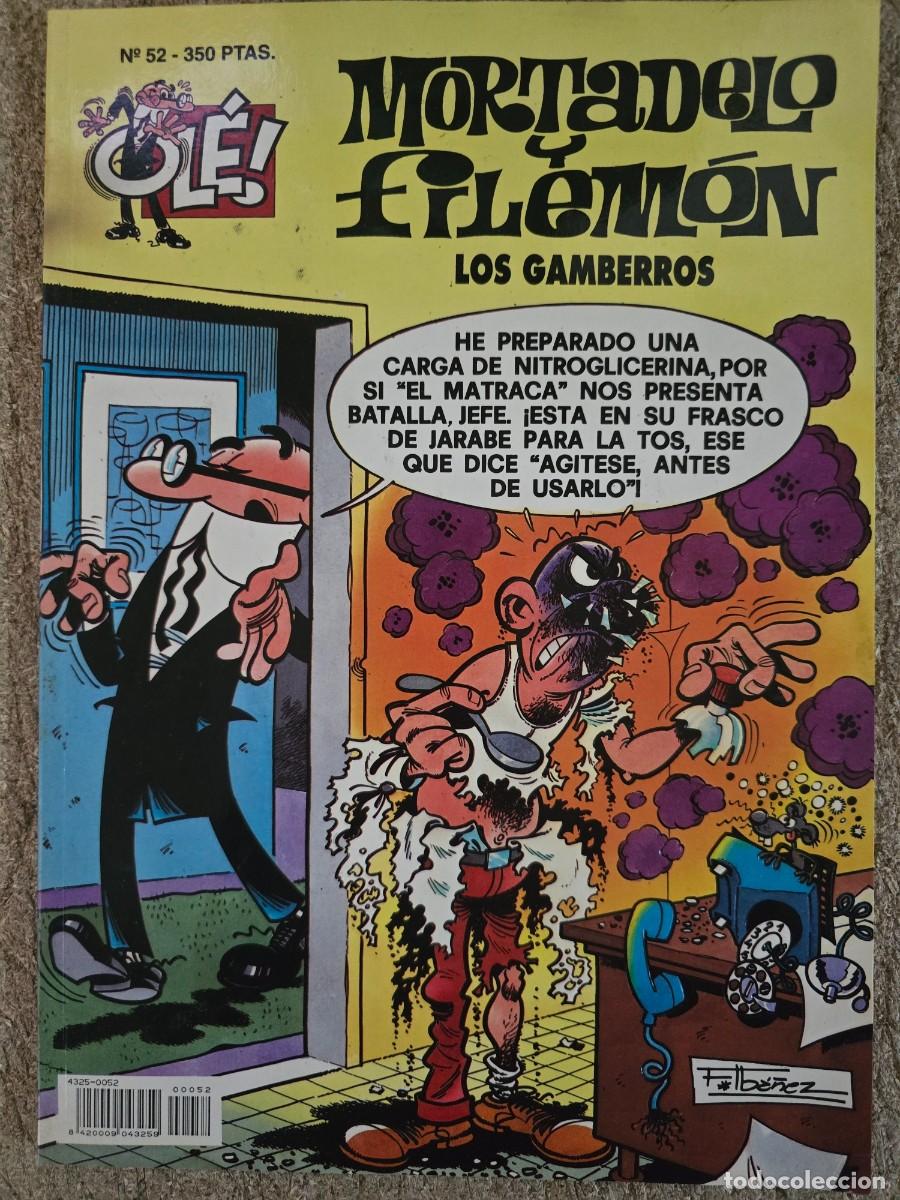 C&oacute;mics: Col.Ole Mortadelo y Filemon 52.Los Gamberros.1&ordf; Edicion.Ediciones B.1994