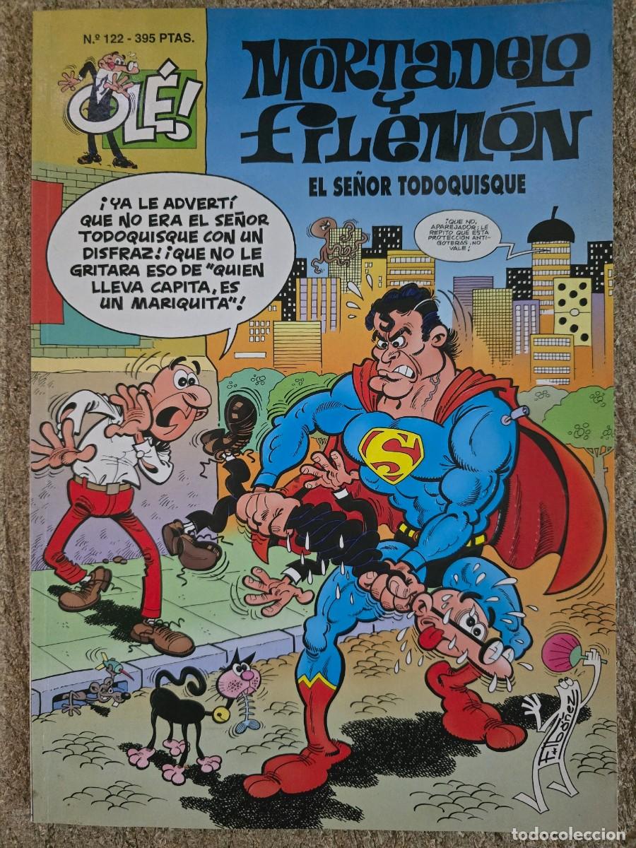 C&oacute;mics: Col.Ole Mortadelo y Filemon 122.El Se&ntilde;or Todoquisque.1&ordf; Edicion.Ediciones B.1996