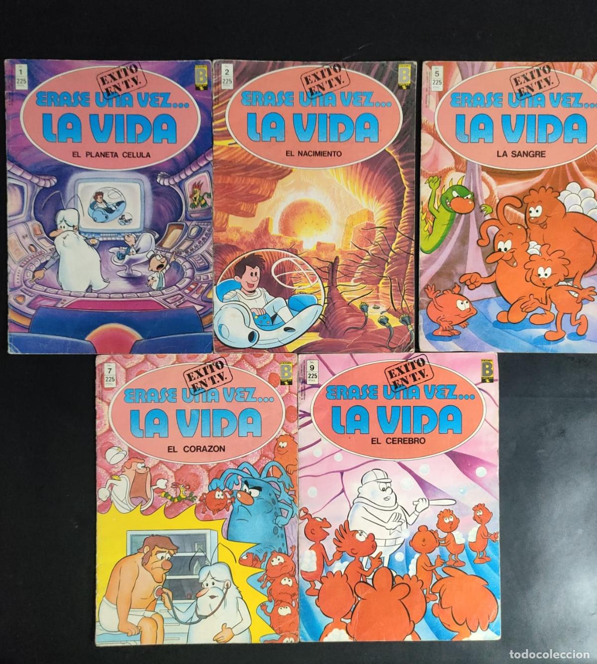 C&oacute;mics: ERASE UNA VEZ EN LA VIDA NUMEROS 1,2,5,7,9 EXITO EN TV