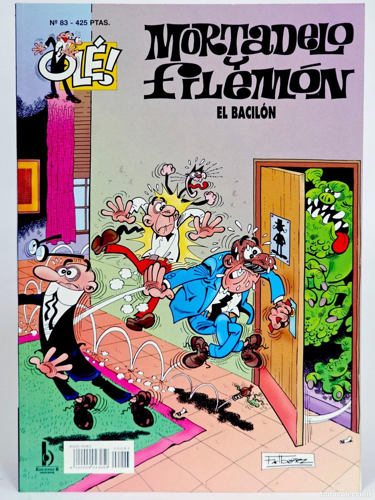 C&oacute;mics: C&Oacute;MIC MORTADELO Y FILEM&Oacute;N 83 OL&Eacute; EL BACIL&Oacute;N SEGUNDA EDICI&Oacute;N EDICIONES B EXCELENTE ESTADO