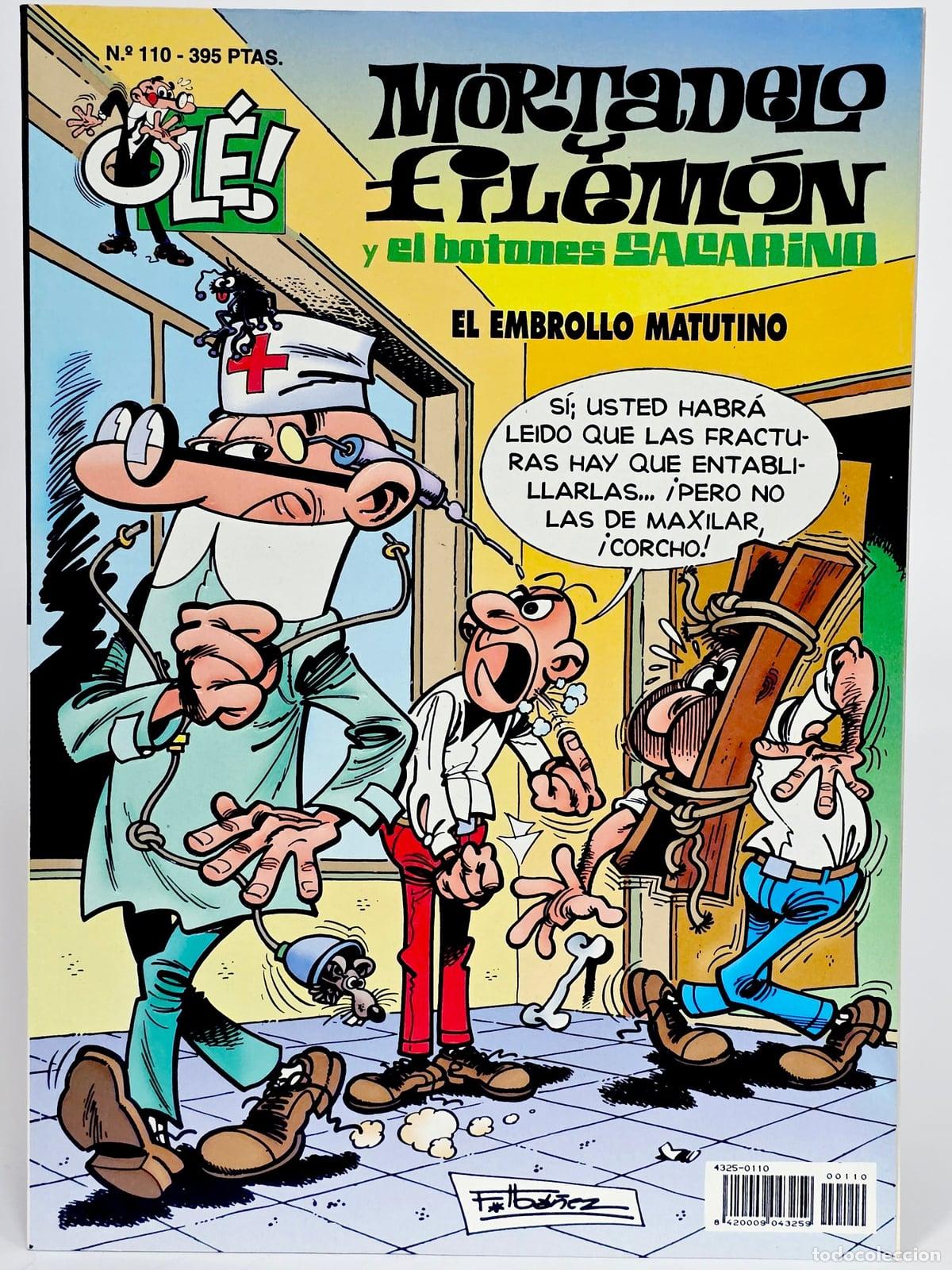 C&oacute;mics: C&Oacute;MIC MORTADELO Y FILEM&Oacute;N 110 OL&Eacute; EL EMBROLLO MATUTINO SEGUNDA EDICI&Oacute;N EDICIONES B EXCELENTE ESTADO