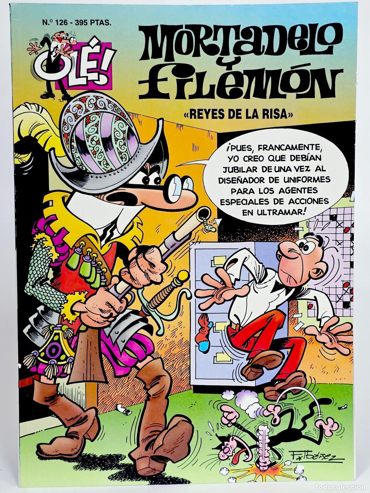 C&oacute;mics: C&Oacute;MIC MORTADELO Y FILEM&Oacute;N 126 OL&Eacute; REYES DE LA RISA PRIMERA EDICIONES B EXCELENTE ESTADO