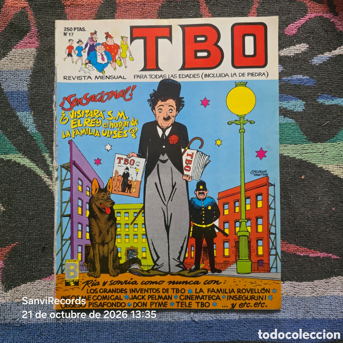 C&oacute;mics: TBO, REVISTA MENSUAL 17 (EDICIONES B)