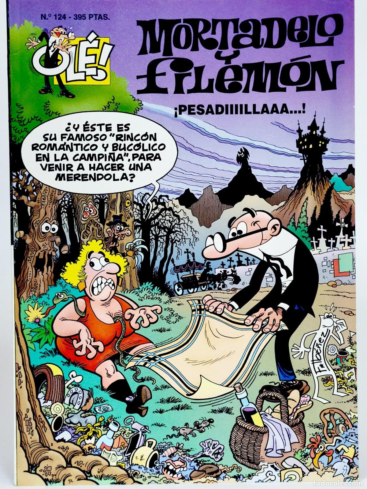 C&oacute;mics: C&Oacute;MIC MORTADELO Y FILEM&Oacute;N 124 PESADILLA OL&Eacute; PRIMERA EDIONES B CASI EXCELENTE ESTADO
