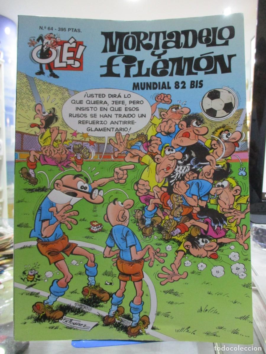 C&oacute;mics: COLECCION OLE MORTADELO Y FILEM&Oacute;N - PORTADA CON RELIEVE - N&ordm; 64 MUNDIAL 82 BIS - MUY BUEN ESTADO