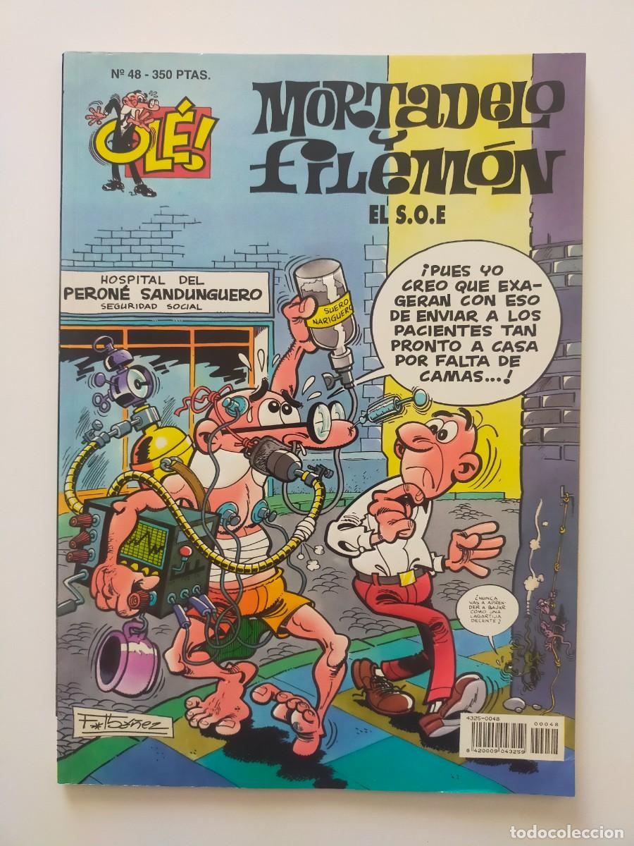 C&oacute;mics: Colecci&oacute;n OLE: MORTADELO Y FILEMON N&ordm; 48: EL S.O.E - 1&ordf; Edici&oacute;n 1994. Ediciones B. - Foto 1
