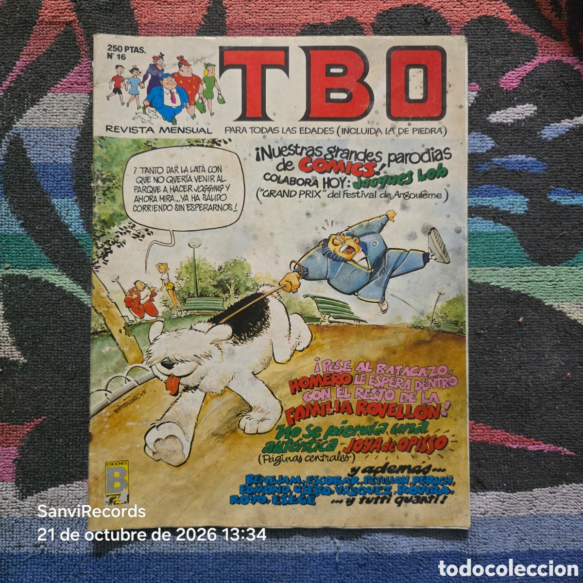 C&oacute;mics: TBO, REVISTA MENSUAL 16 (EDICIONES B) - Foto 1