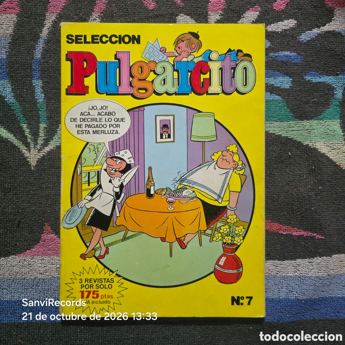 C&oacute;mics: SELECCI&Oacute;N PULGARCITO 7 (EDICIONES B)