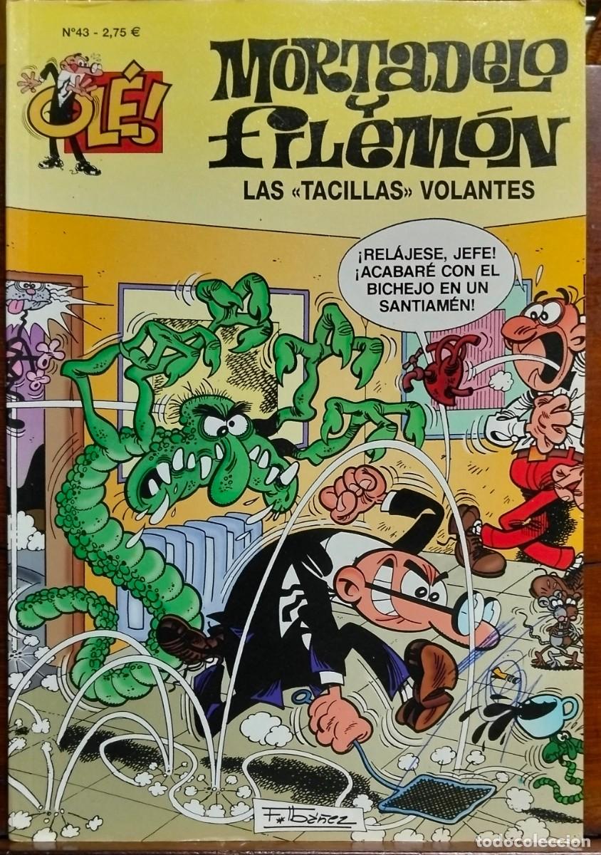 C&oacute;mics: MORTADELO Y FILEMON - 2004-4&ordf;Ed. - N&ordm; 43 LAS TACILLAS VOLANTES - F.IBA&Ntilde;EZ - EDICIONES B