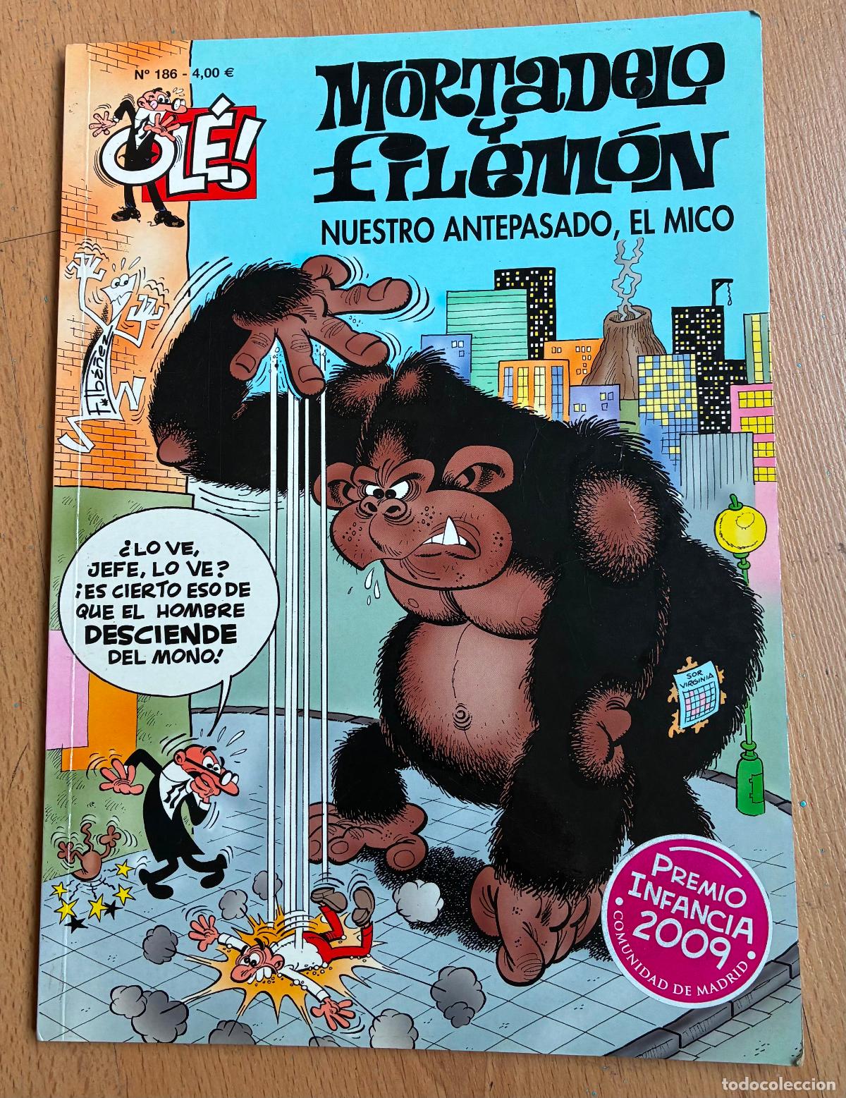 C&oacute;mics: MORTADELO Y FILEMON, Nuestro antepasado, el Mico, OLE
