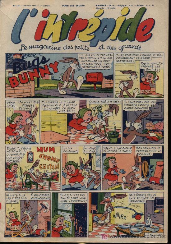 C&oacute;mics: Lintrepide. Francia 1954. n&ordm; 241 - Foto 1