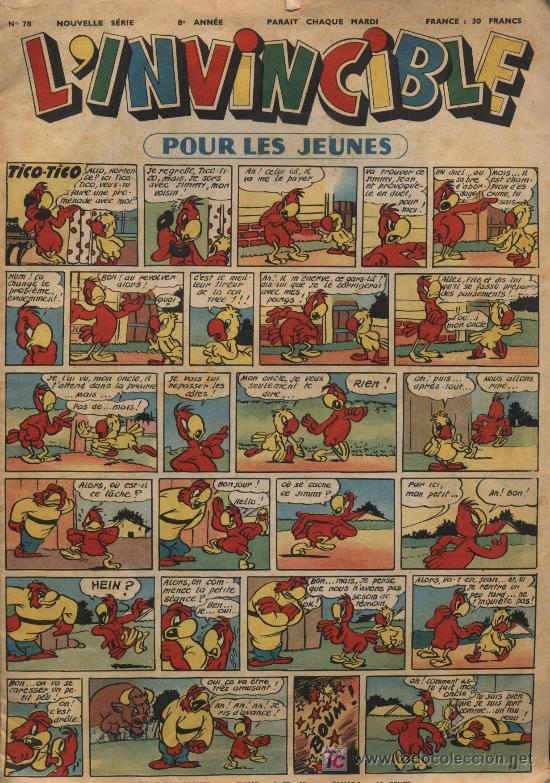 C&oacute;mics: LInvincible. Francia 1954. n&ordm; 78 - Foto 1