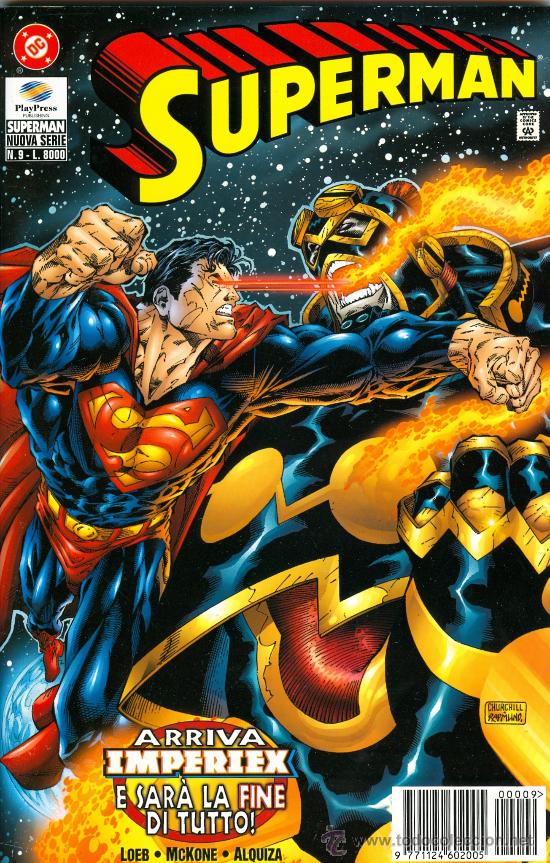 C&oacute;mics: Superman en Italiano. Ed. Play Press. N&uacute;m. 9. (2000). - Foto 1