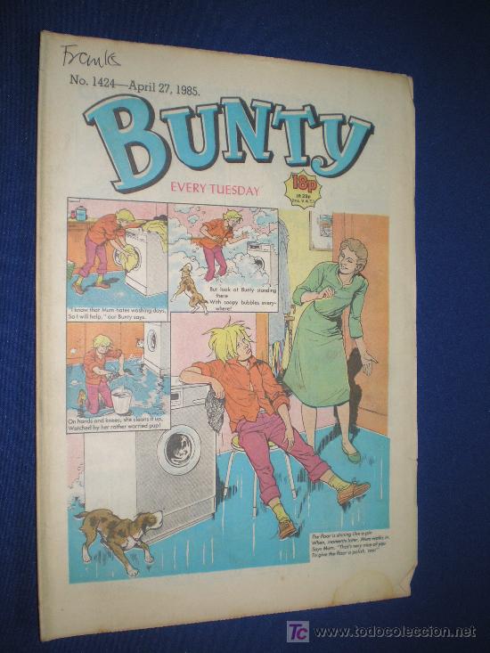 Comics: BUNTY N&ordm; 1424 - COMIC EN INGLES - 27 ABRIL 1985