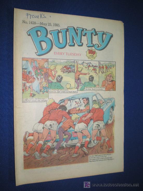 Comics: BUNTY N&ordm; 1428 - COMIC EN INGLES - 25 MAYO 1985