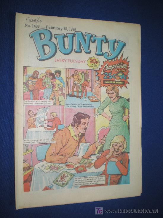 Comics: BUNTY N&ordm; 1466 - COMIC EN INGLES - 15 FEBRERO 1986