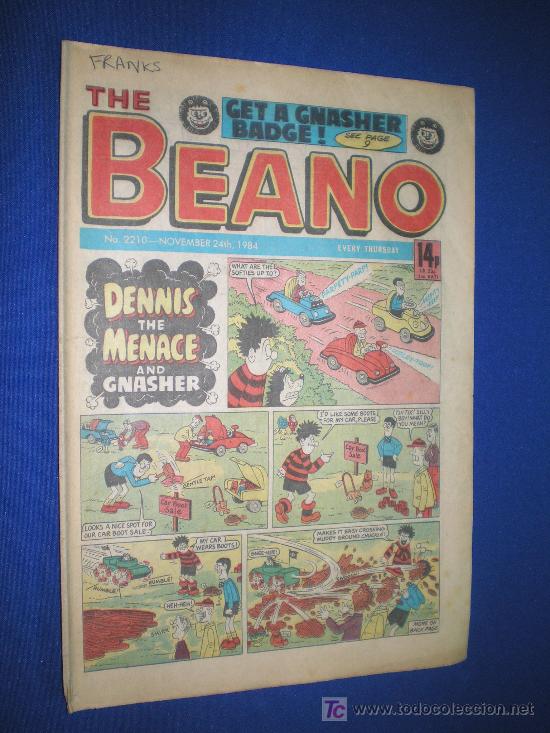 Comics: BEANO N&ordm; 2210 - COMIC EN INGLES - 24 NOVIEMBRE 1984