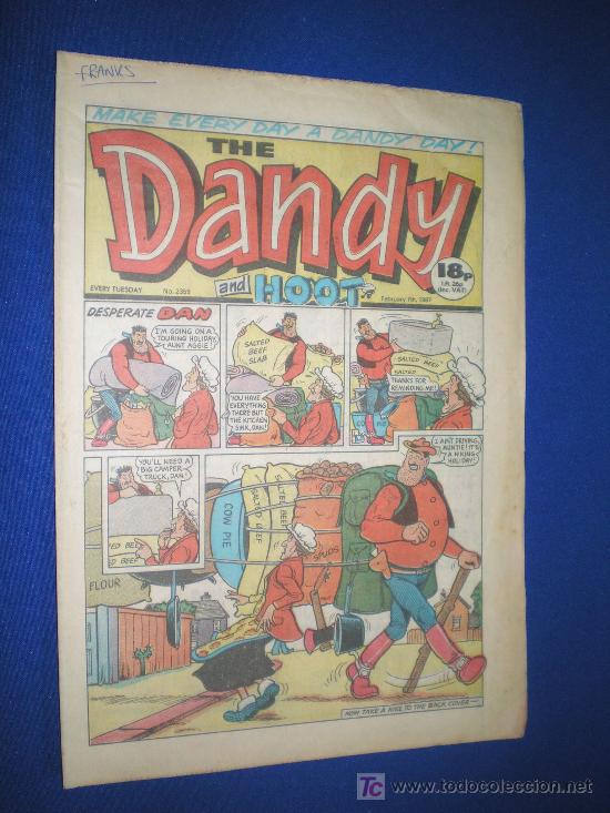 Comics: THE DANDY AND HOOT N&ordm; 2359 - COMIC EN INGLES - 7 FEBRERO 1987