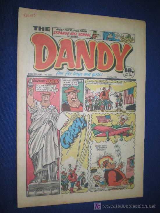 C&oacute;mics: THE DANDY N&ordm; 2380 - COMIC EN INGLES - 4 JULY 1987 - Foto 1