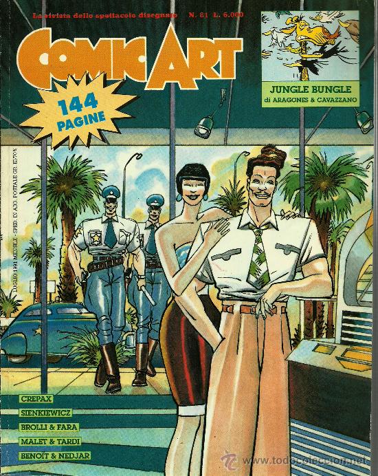 COMIC ART LINGUA ITALIANA ANNO 1991 144 PAGINE (Tebeos y Comics - Comics Lengua Extranjera - Comics Europeos)