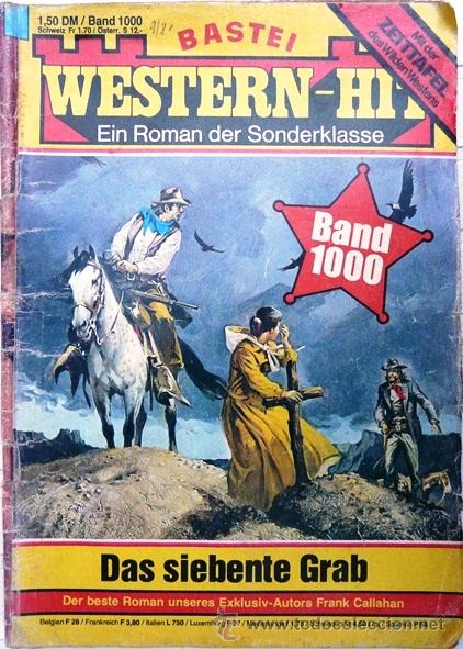 Comics: BASTEI # 1000 - WESTERN HIT - FRANK CALLAHAN - A&Ntilde;O 1975 - IDIOMA ALEMAN - 68 PAG