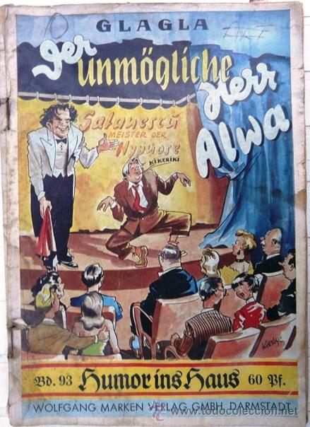 Comics: GLAGLA - HUMOR INS HAUS # 93 - A&Ntilde;O 1955 - TEBEO DE HUMOR EN ALEMAN - 64 PAG