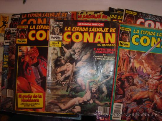 C&oacute;mics: CONAN EL BARBARO 27 UNIDADES - Foto 1