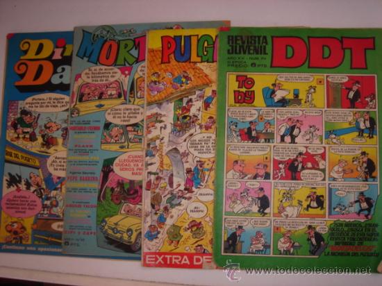 C&oacute;mics: DDT / MORTADELO /PULGARCITO - Foto 1