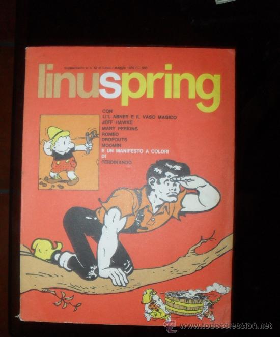 Comics : LINUSPRING n&ordm; 62 Made in Italy 1970 fumetti trimestrale