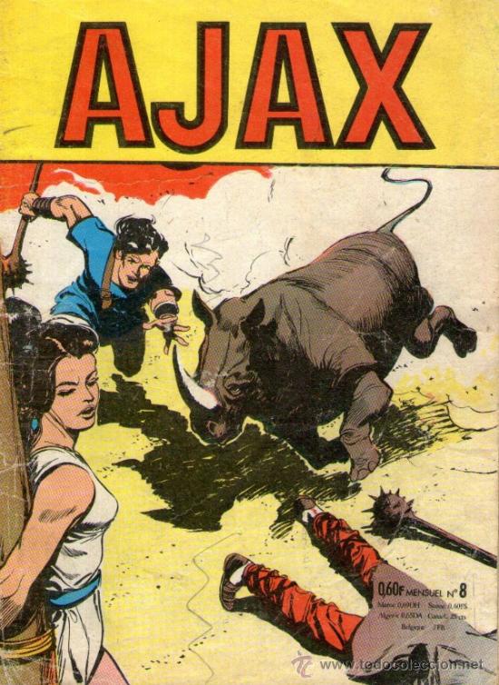 Comics: EL JABATO EN FRANCÉS - AJAX - Nº 8 - 3ª Serie - NOVIEMBRE 1969 - CON EL JABATO EN PORTADA