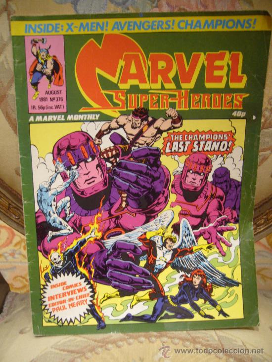 Comics: MARVEL SUPER-HEROES N&ordm; 376. 1&ordf; EDICION 1.981.