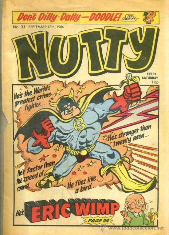 C&oacute;mics: NUTTY N&ordm; 31 (1980) COMIC INGL&Eacute;S - Foto 1
