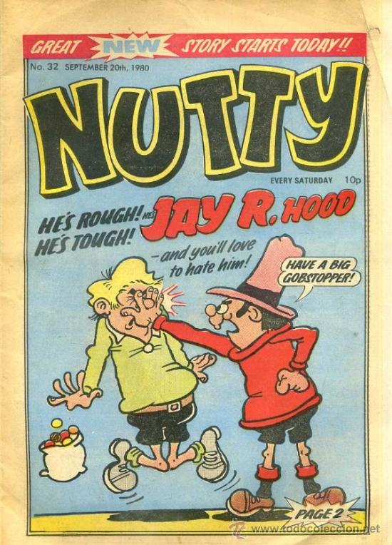 C&oacute;mics: NUTTY N&ordm; 32 (1980) COMIC INGL&Eacute;S - Foto 1