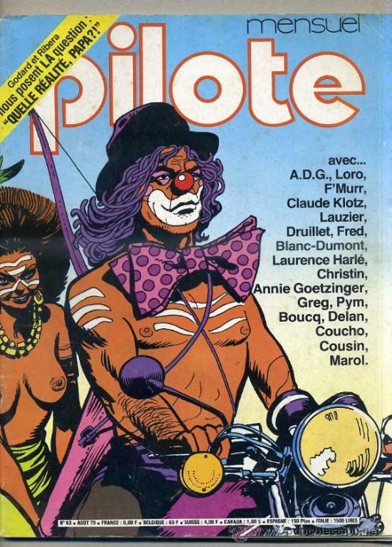 Comics: PILOTE MENSUEL N&ordm; 63 (1979) -  COMIC FRANC&Eacute;S