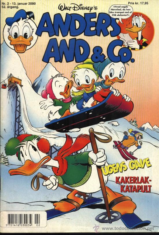 C&oacute;mics: Anders And & Co. - Nr.2 - 13 Januar 2000 (Escrito en Dan&eacute;s) - Foto 1