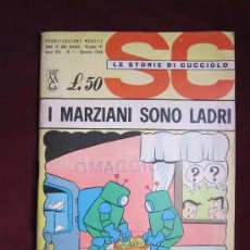 Cómics: LE STORIE DE CUCCIOLO. I MARZIANI SONO LADRI. EDIZIONE ALPE, MILANO. 1966. RESERVADO. Lote 36874186