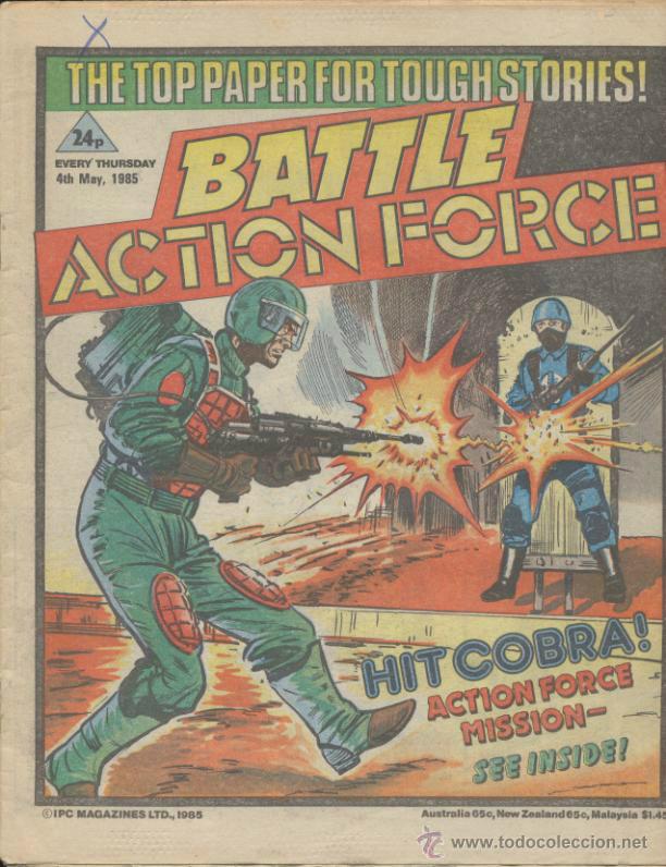 C&oacute;mics: Battle Action Force. 4 de Mayo de 1985. Tebeo Ingl&eacute;s. - Foto 1