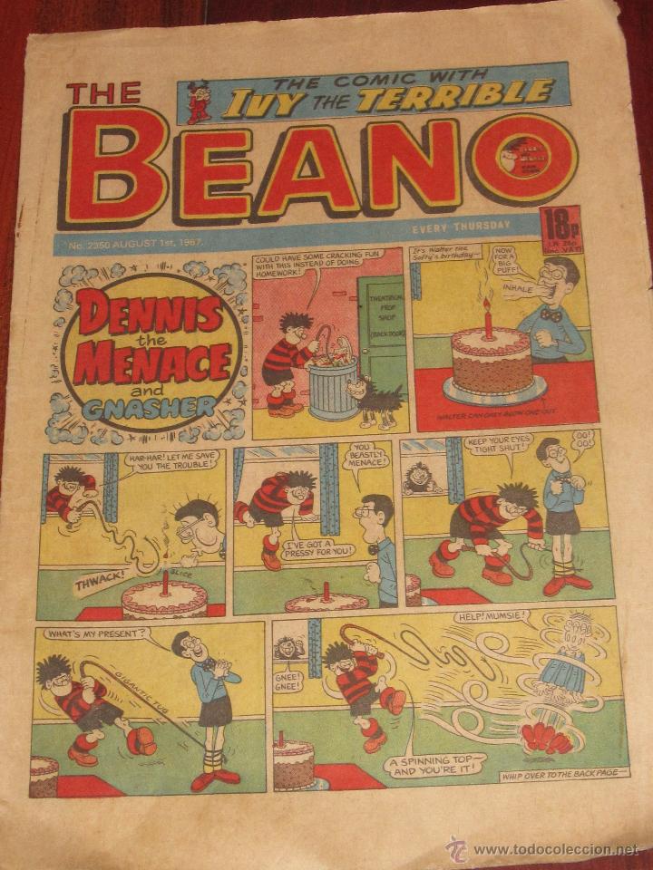 C&oacute;mics: THE BEAN THE COMIC WITH IVY THE TERRIBLE N&ordm; 2350 AGOSTO 1987