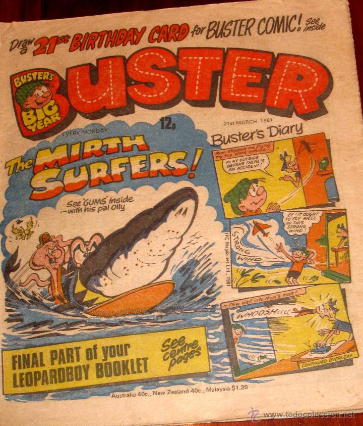 C&oacute;mics: BUSTER 21 DE MARZO 1981